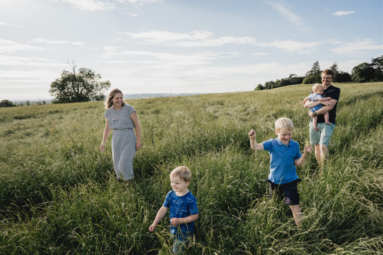 A Somerset family photography session