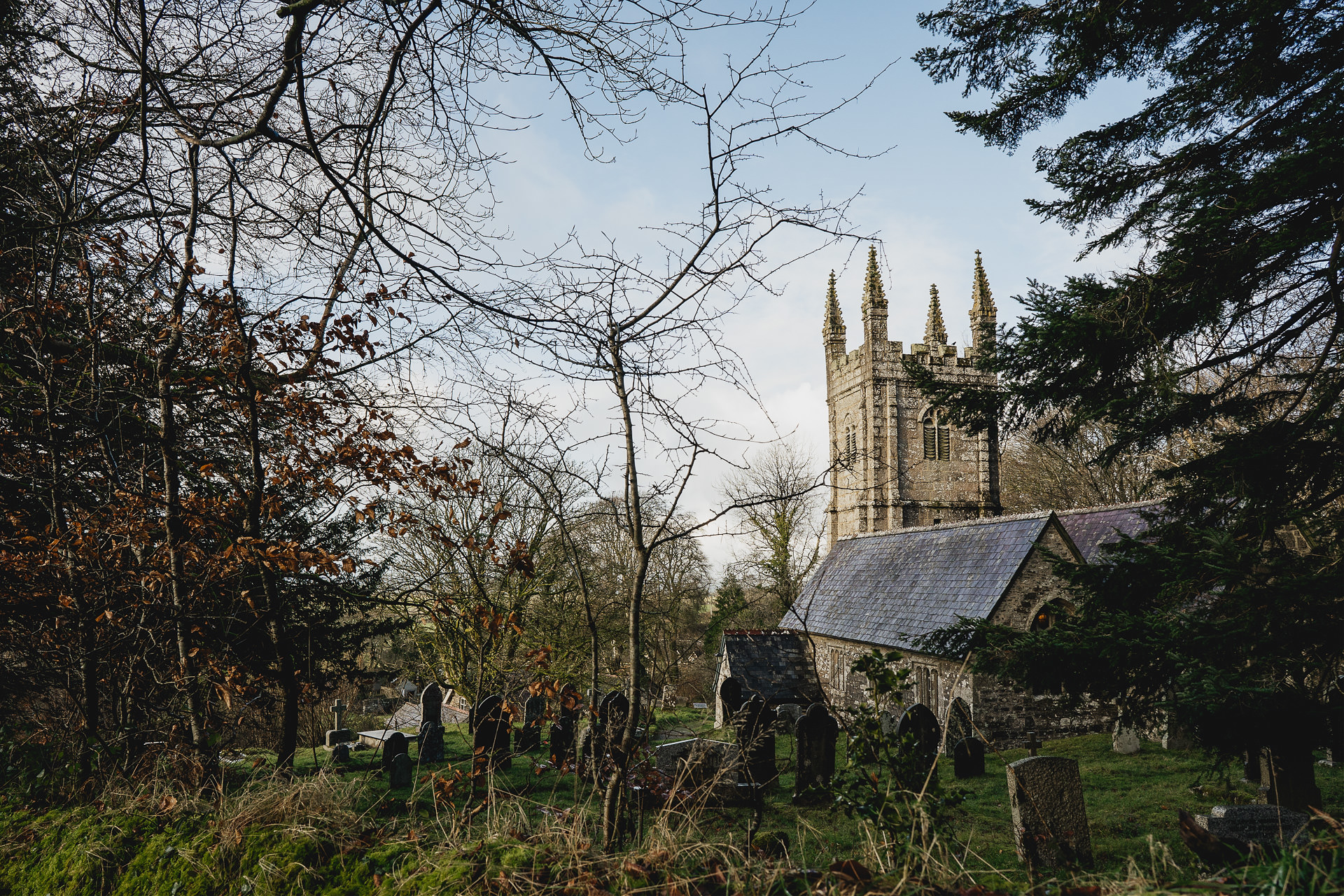 Church at Sampford Spiney Dartmoor