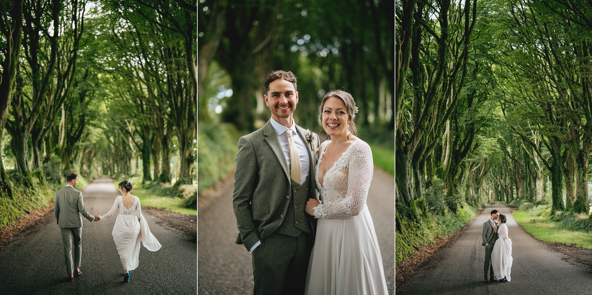 Bride and groom portraits on Dartmoor