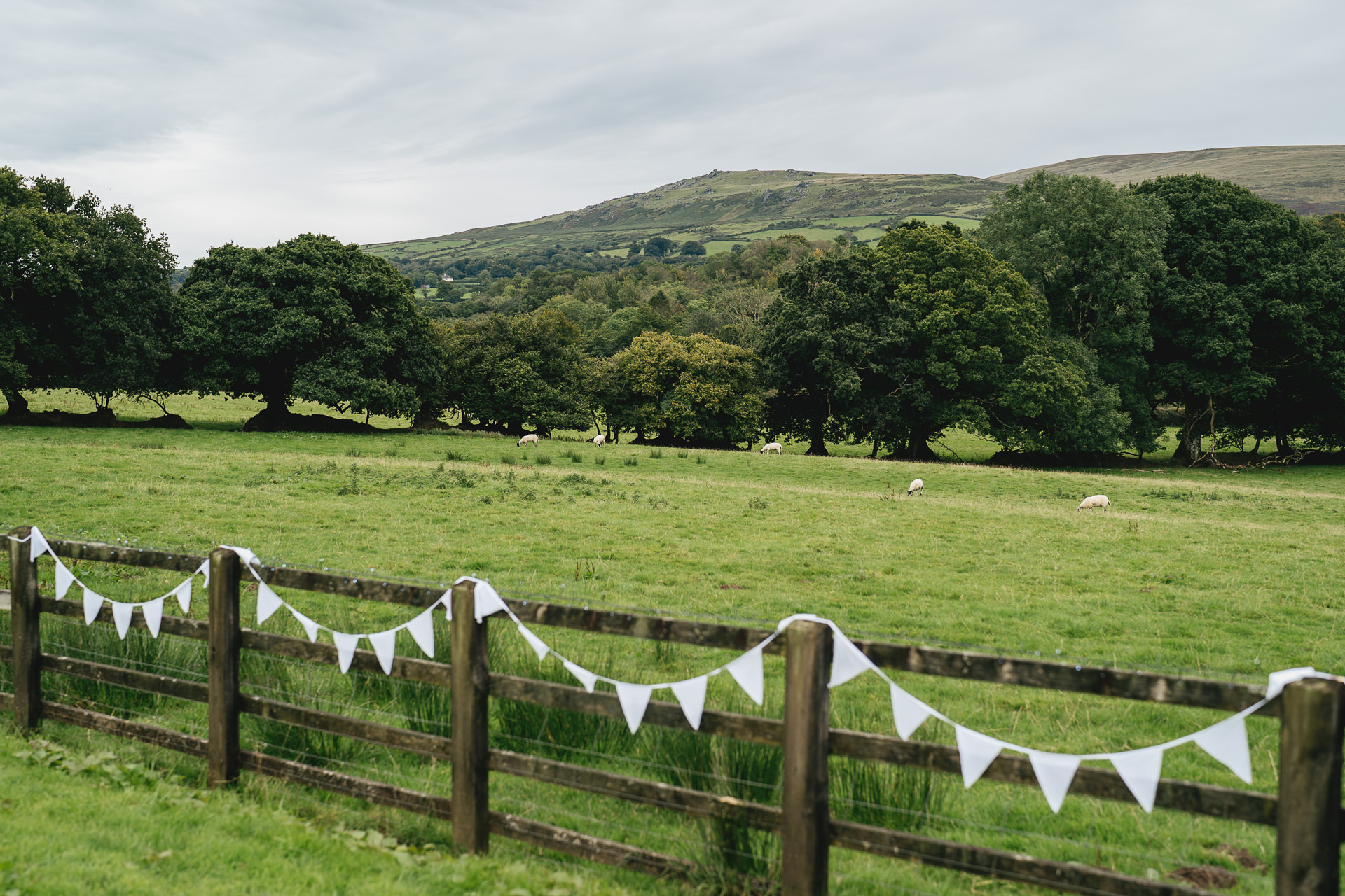 Views from Bridestowe village hall in Devon